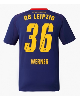 Billige Fotballdrakt RB Leipzig Timo Werner #36 Replika Bortedrakt 2025-26 Kortermet Billige Fotballdrakt RB Leipzig Timo Werner #36 Replika Bortedrakt 2025-26 Kortermet